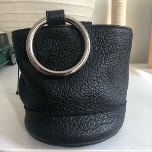 Simon Miller black mini bonsai bag.